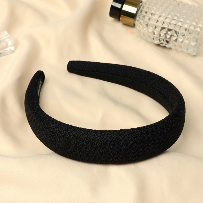 Ободок для волос Ободок для волос "Толиман" 3 см, чёрный