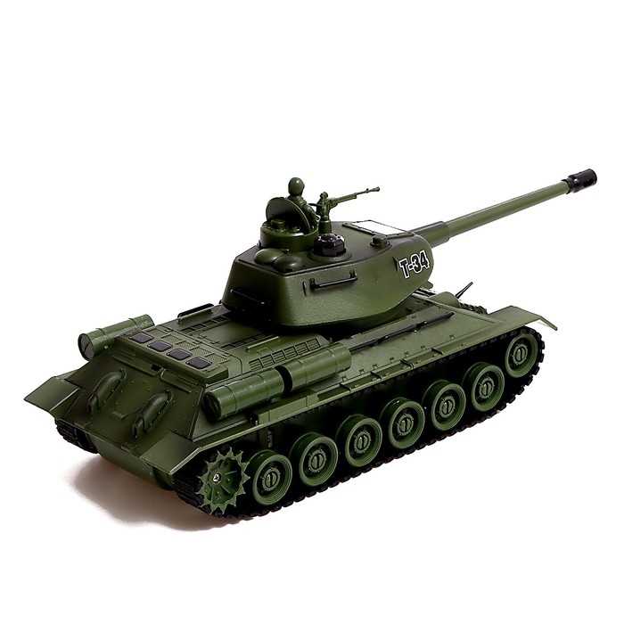 Танковый бой Т34 vs Tiger, на радиоуправлении, 2 танка, свет и звук Танковый бой Т34 vs Tiger, на радиоуправлении, 2 танка, свет и звук
