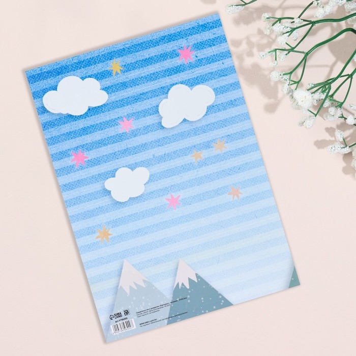 Свидетельство о рождении Свидетельство о рождении "Единорог" тиснение, А4