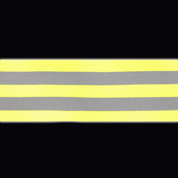Светоотражающая лента-резинка, 50 мм, 10 ± 1 м, цвет салатовый Светоотражающая лента-резинка, 50 мм, 10 ± 1 м, цвет салатовый
