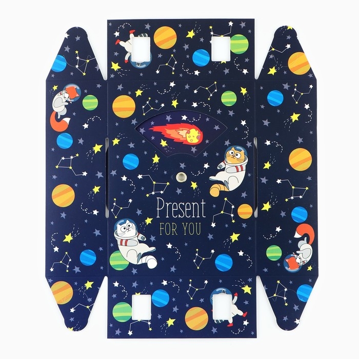 Коробка складная «Космос », 16 х 12 х 5 см