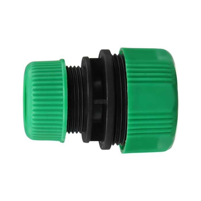 Муфта переходная, для шлангов 1/2 Муфта переходная, для шлангов 1/2" (12 мм) – 3/4" (19 мм), цанговое соединение, ABS-пластик, Greengo