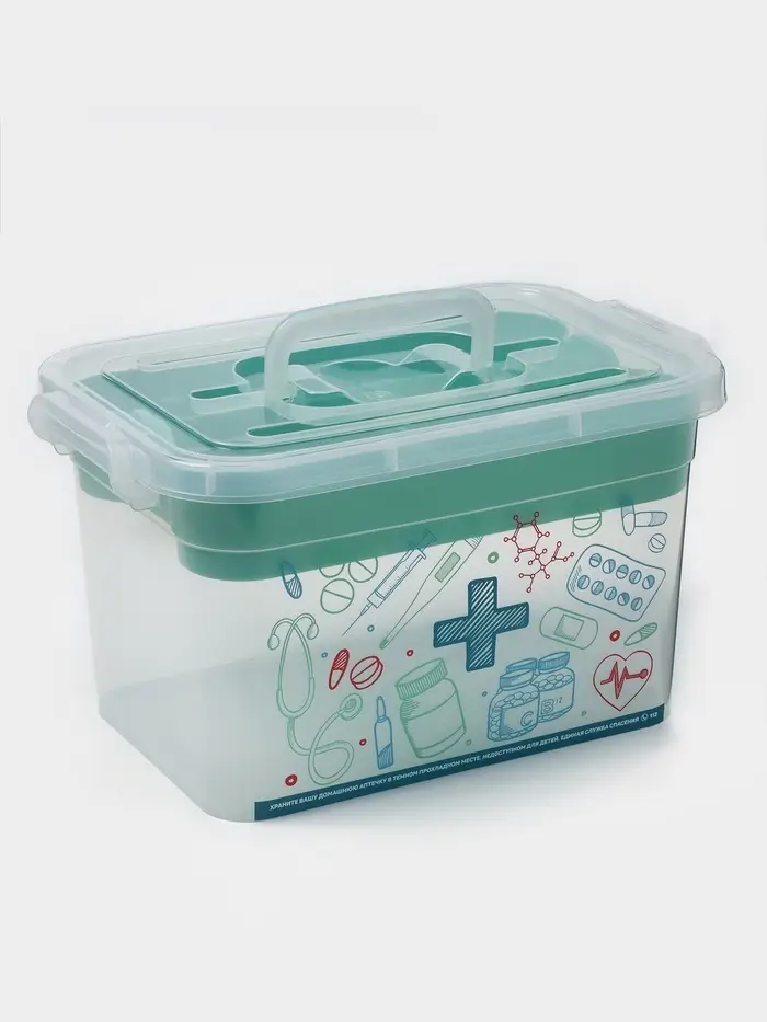 Аптечка с вкладышем, 6.5 л, 31&times;20&times;18 см