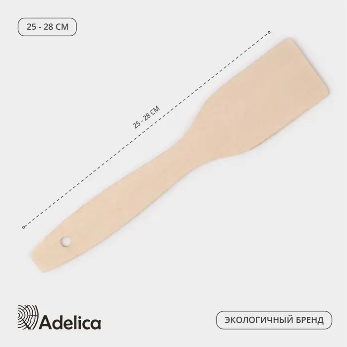 Лопатка деревянная кухонная Adelica «Для Профи», 25-28 см, бук Лопатка деревянная кухонная Adelica «Для Профи», 25-28 см, бук