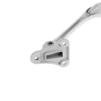 Фиксатор дверной LOCKLAND, &laquo;козья ножка&raquo;, цвет белый