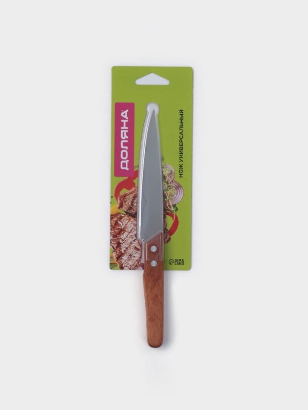 Нож кухонный Доляна «Усадьба», универсальный, лезвие 12.7 см, нержавеющая сталь Нож кухонный Доляна «Усадьба», универсальный, лезвие 12.7 см, нержавеющая сталь