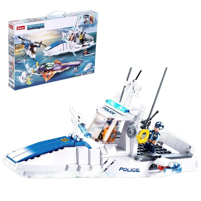 Конструктор Полиция «Береговая охрана», 559 деталей Конструктор Полиция «Береговая охрана», 559 деталей