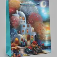 Пакет ламинированный &laquo;Волшебный город&raquo;, 26&times;32&times;10 см