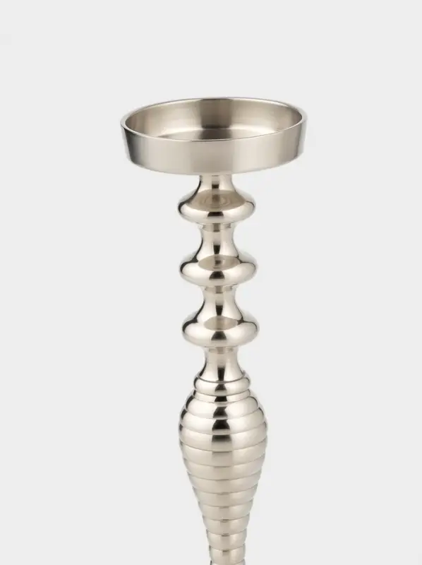 Подсвечник &laquo;Кубок&raquo;, 13&times;13&times;43 см, алюминий, серебристый