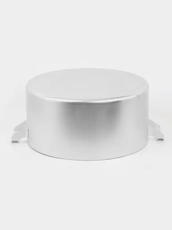 Кастрюля, 30 л, d=44 см, металлические ручки и крышка, листовой алюминий 2 мм, серебристая