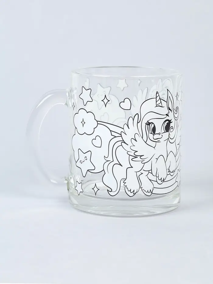 Кружка для росписи + игрушка "Пони" (краска в наборе)