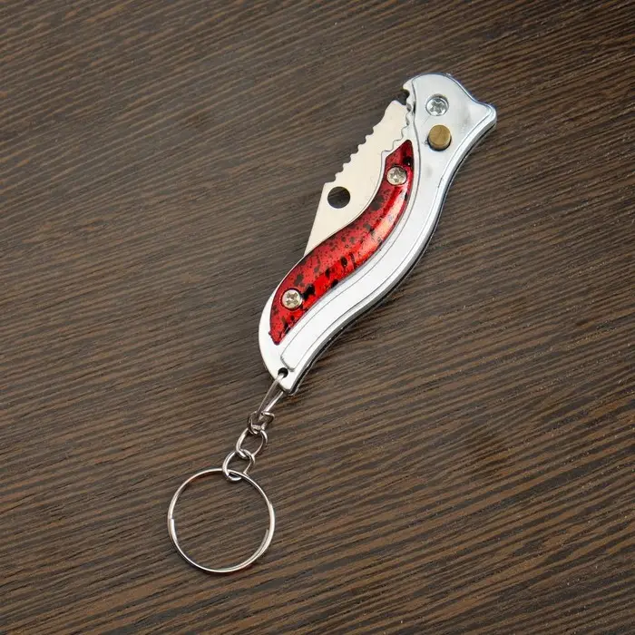 Нож перочинный складной Нож перочинный складной "Тигровый-2" 10,7см, клинок 45мм/1,2мм, микс