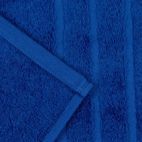 Полотенце махровое Luscan/бордюр 500г/м2, 50х90, синий, 2 шт/уп