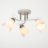 Люстра "Николь" 3х15Вт Е27 белый BayerLux