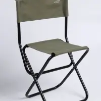 Стул туристический складной ACTIWELL, 42&times;31&times;66.5 см, со спинкой, до 100 кг, МИКС