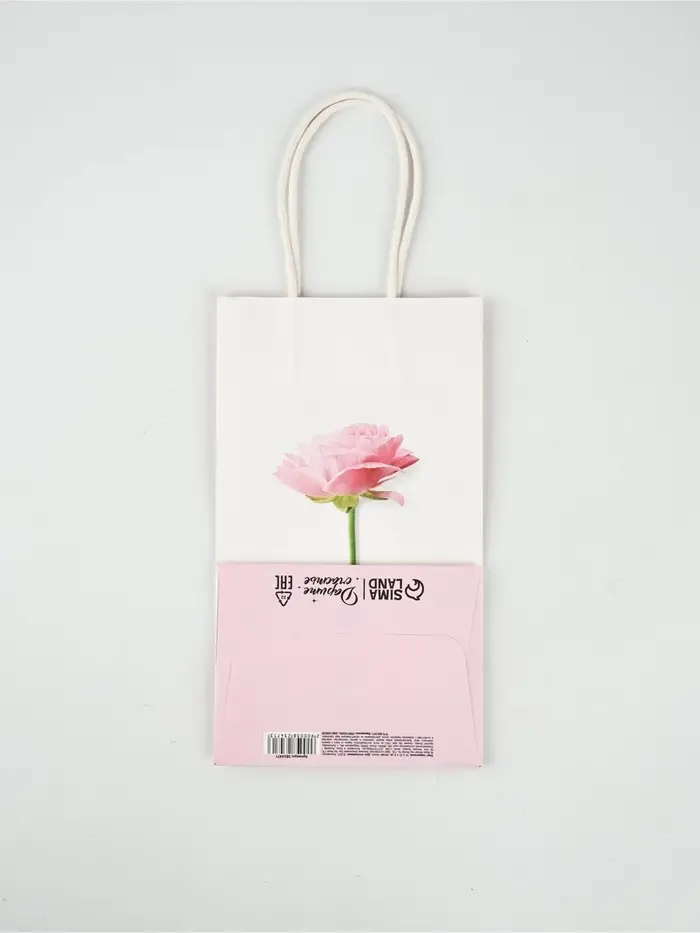 Пакет подарочный крафт, упаковка, &laquo;Be happy&raquo;, 12&times;21&times;9 см