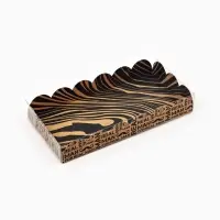 Коробка для печенья, кондитерская упаковка с пластиковой крышкой, &laquo;Настоящему мужчине&raquo;, 10.5&times;21&times;3 см