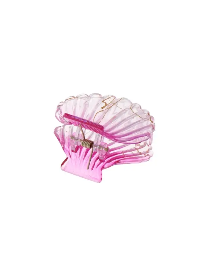 Краб для волос "Артемида" ракушка, 6х4,5 см, микс