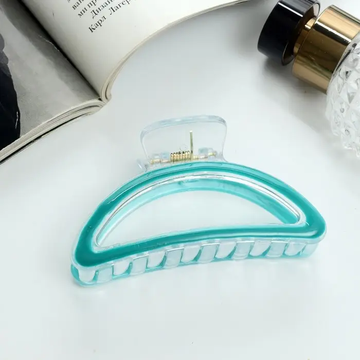 Краб для волос «Лилу», дуга, 9 см, МИКС Краб для волос «Лилу», дуга, 9 см, МИКС