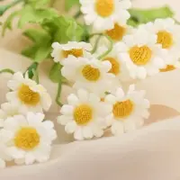 Цветы искусственные &laquo;Матрикария&raquo;, h=40 см, d=2 см, белые