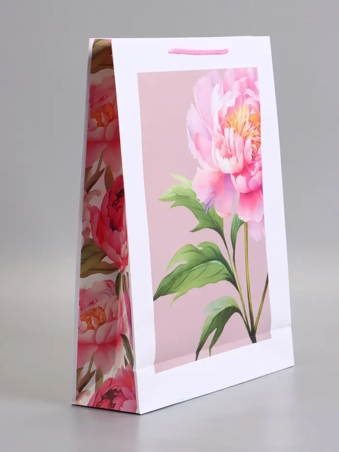 Пакет подарочный ламинированный, "Искусство природы" 33 х 42,5 х 10 см