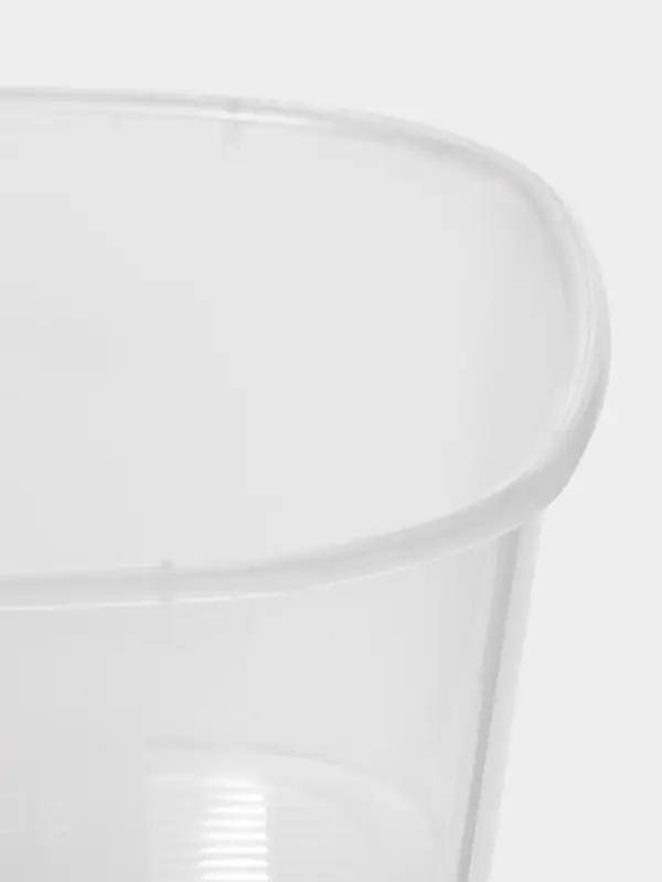 Контейнер пищевой, 900 мл, 14.9&times;14.9&times;7.4 см, квадрат, прозрачный, крышка голубая