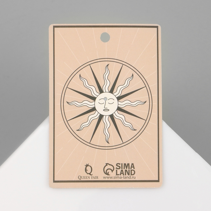 Значок «Таро» Луна, цветной в золоте Значок «Таро» Луна, цветной в золоте