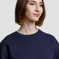 Свитшот унисекс Columbia, темно-синий, размер 4XL