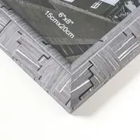 Фоторамка пластик 15х20 см "Моррис" тёмно-серый 23х18х2 см