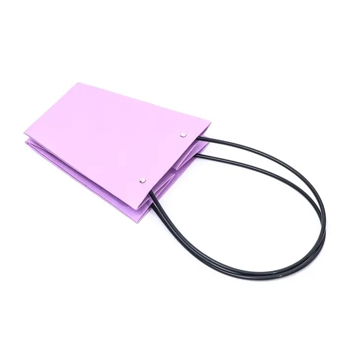 Сумка для цветов &laquo;Лиловая&raquo;, влагостойкая, 17&times;17 - 11.5&times;11.5 - 20 см