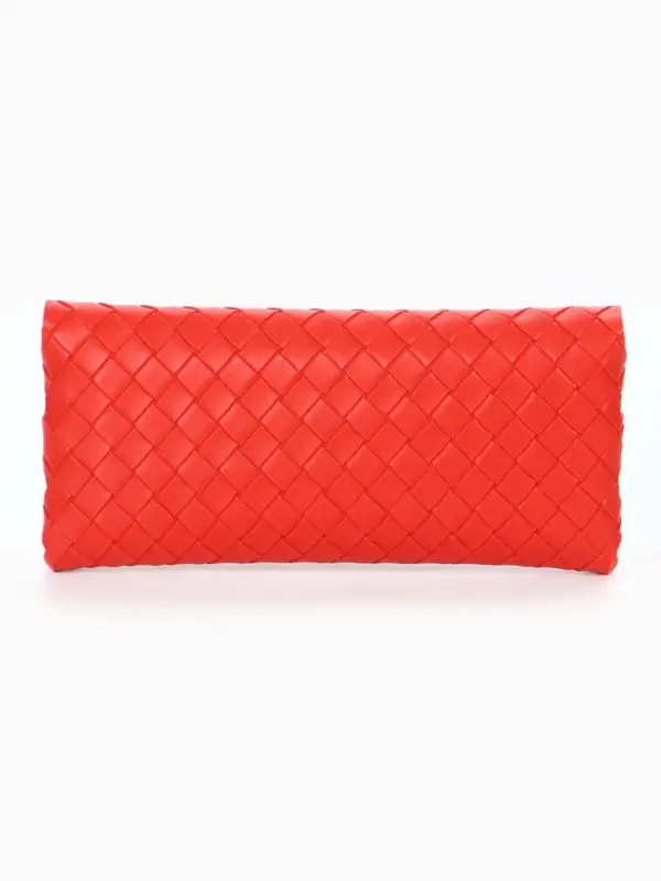 Футляр для очков &laquo;Косичка&raquo;, 16.8&times;2.8&times;7.8 см, красный