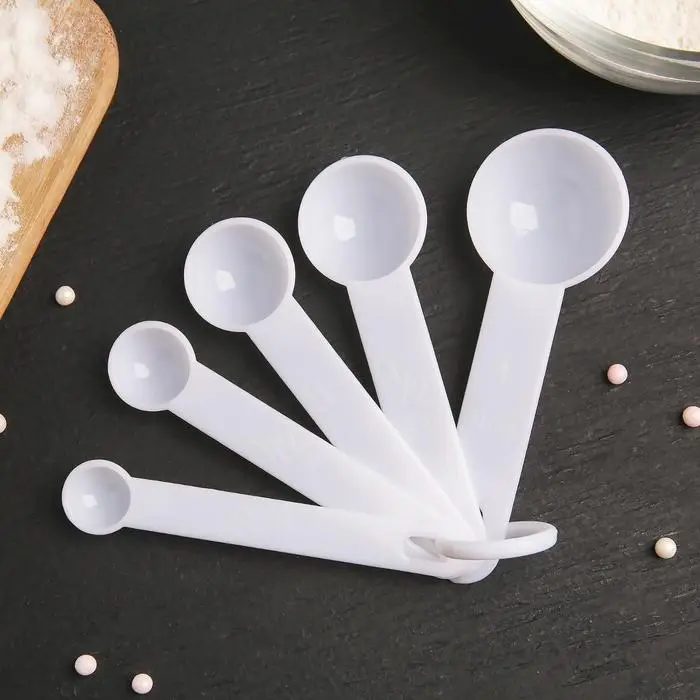 Набор мерных ложек Доляна, 5 шт: 1,25/2,5/5/7,5/15 мл, цвет МИКС Набор мерных ложек Доляна, 5 шт: 1,25/2,5/5/7,5/15 мл, цвет МИКС