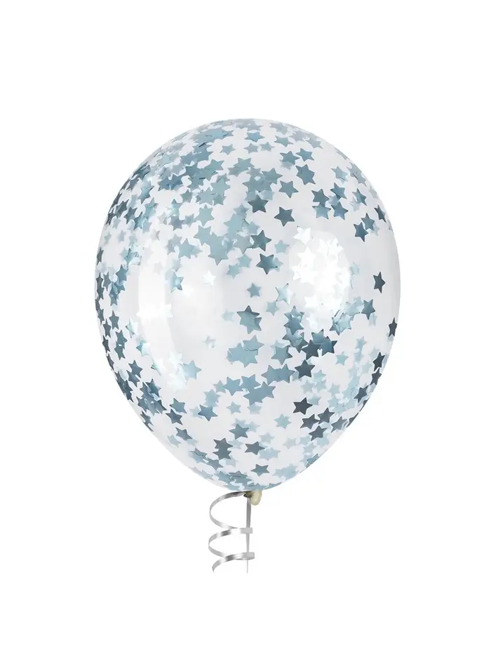 Конфетти «Звезда» голубые, хром, 1.5 см, 50 г