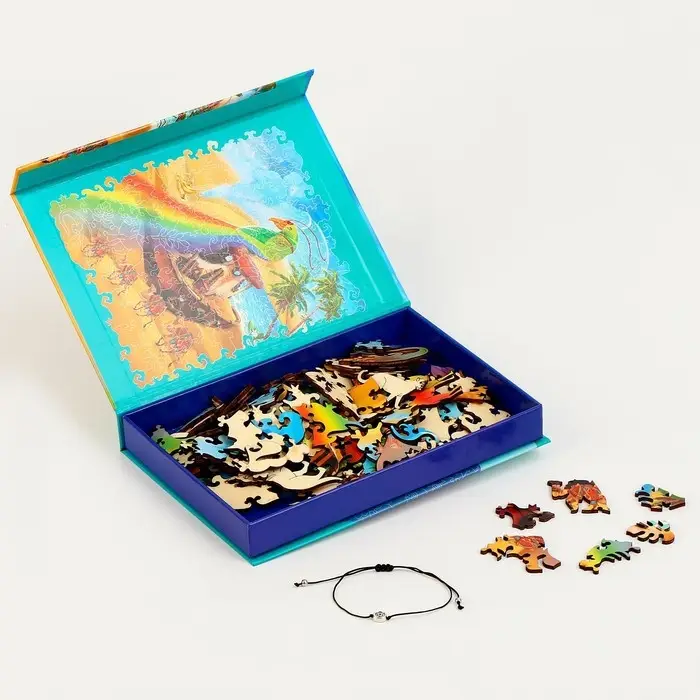 Пазлы фигурные Puzzle &laquo;Призрачный мираж&raquo; с кулоном на руку, 126 деталей