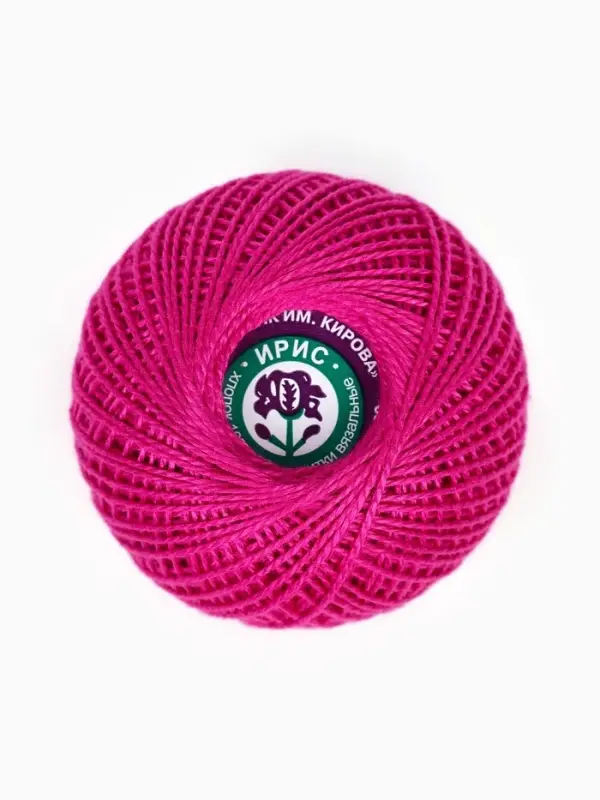 Нитки вязальные &laquo;Ирис&raquo; 150 м/25 г, 100% мерсеризованный хлопок