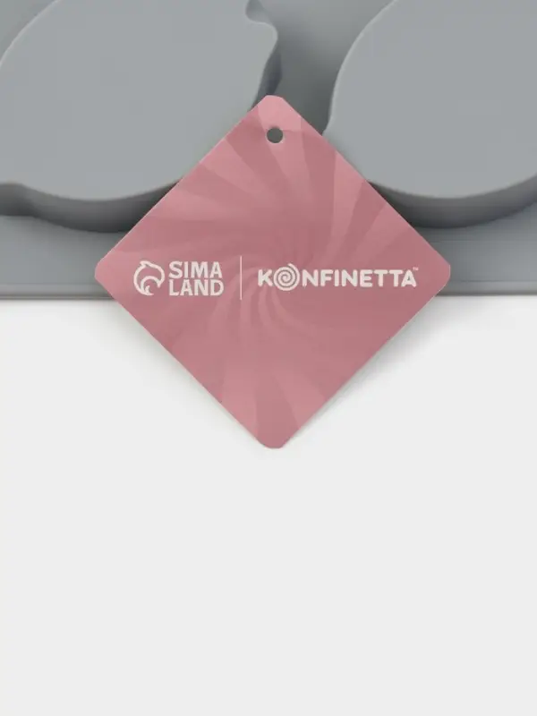 Форма для выпечки и муссовых десертов KONFINETTA &laquo;Лимон&raquo;, силикон, 8 ячеек (5.2&times;4.2 см) 30&times;17.4&times;2.3 см, серая