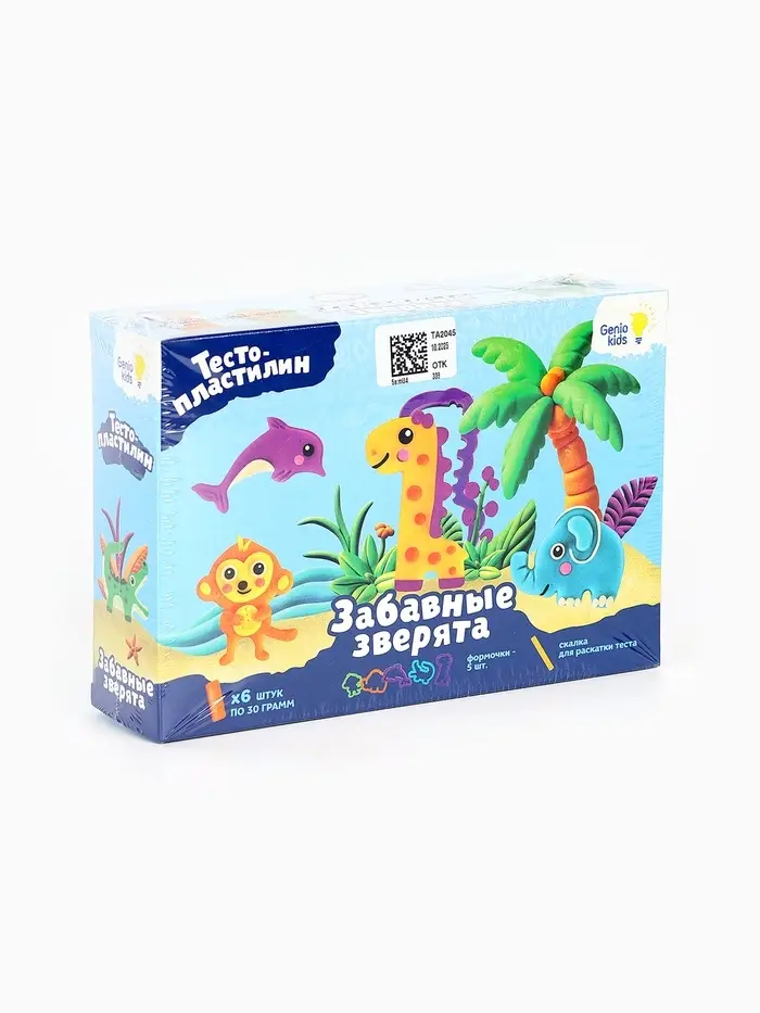 Набор для детской лепки "Забавные зверята"