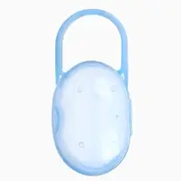 Контейнер для хранения и стерилизации детских сосок и пустышек, синий