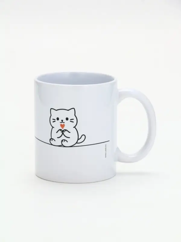 Кружка керамическая &laquo;Держись лапками за счастье&raquo;, 320 мл