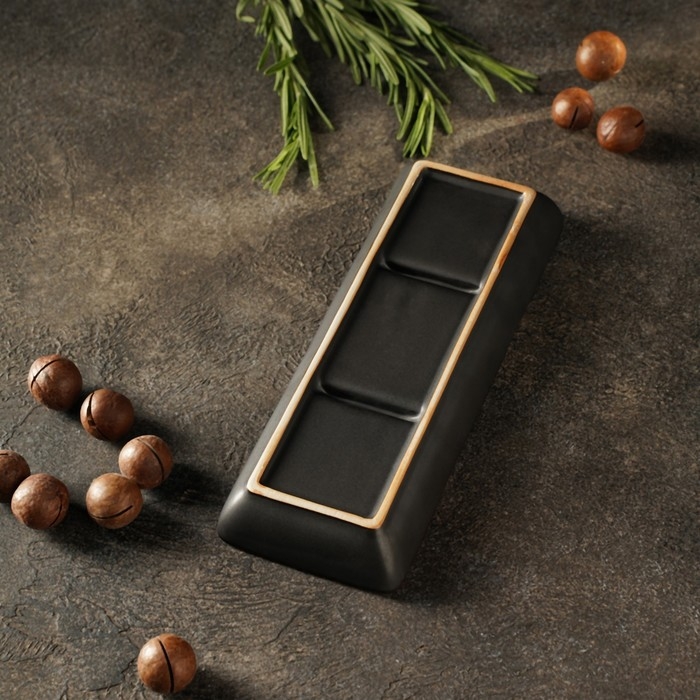 Менажница керамическая 3 секции «Таллула», 20,5×7,5×2,5 см Менажница керамическая 3 секции «Таллула», 20,5×7,5×2,5 см