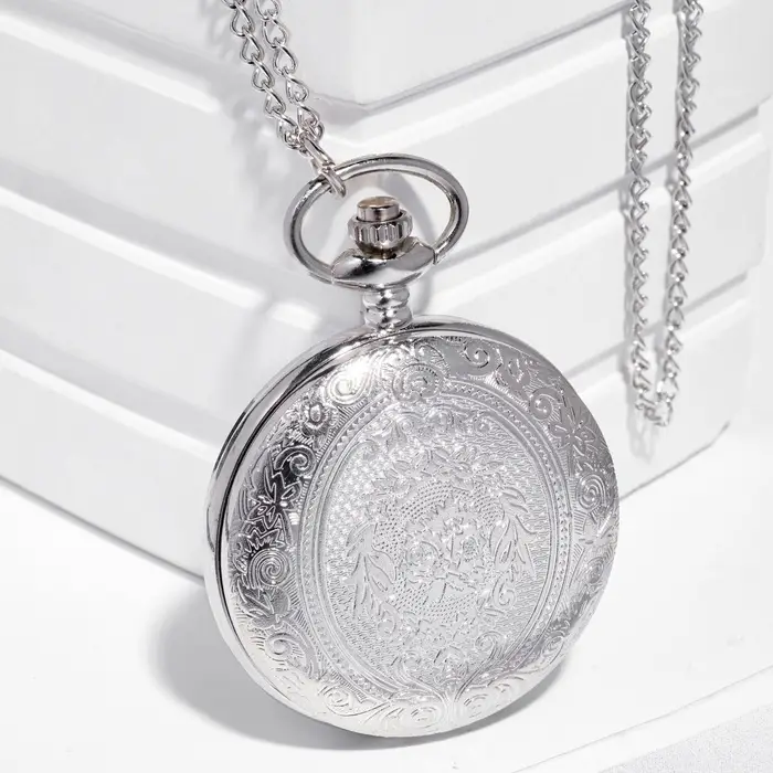 Часы карманные &laquo;Классика&raquo;, кварцевые, цепочка l-37 см, d=4.5 см