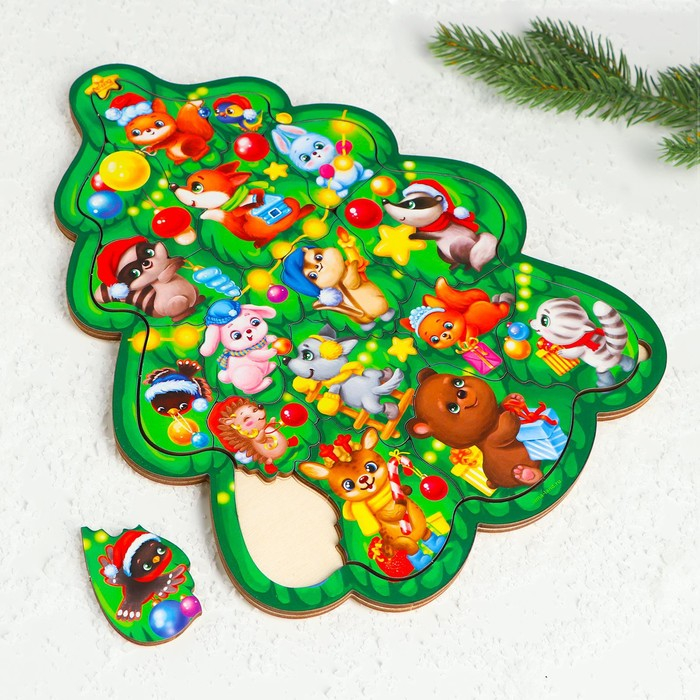 Новогодняя головоломка «Новый год! Нарядная ёлка» Новогодняя головоломка «Новый год! Нарядная ёлка»