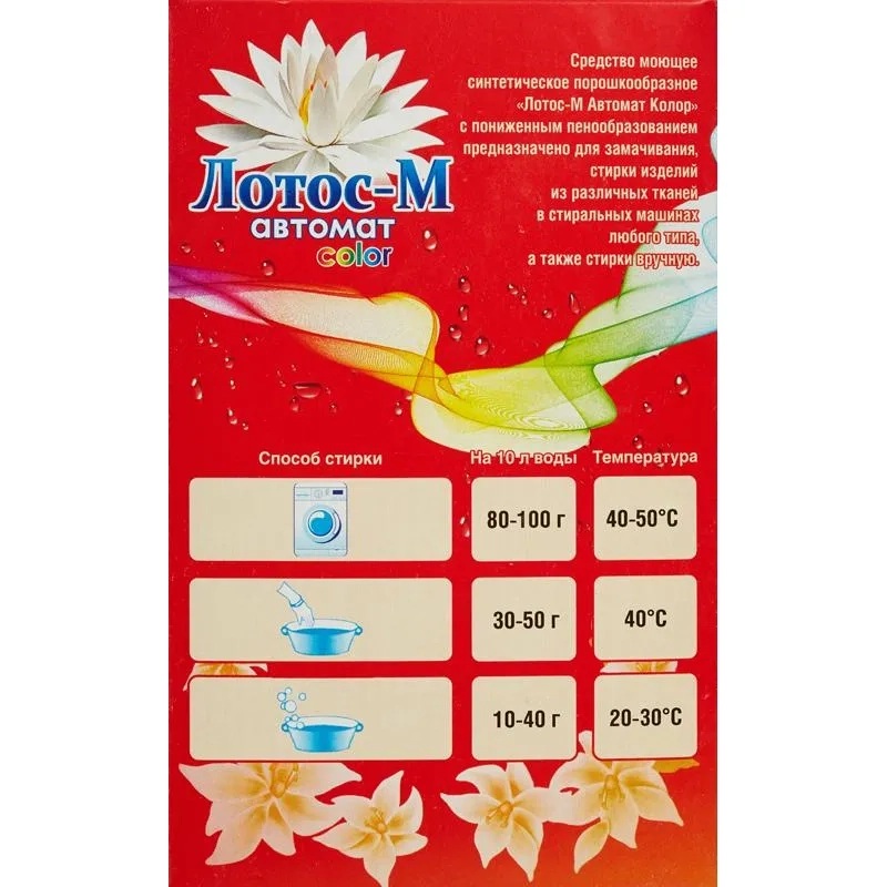 Порошок стиральный ЛОТОС-М автомат 400 гр_СПБ