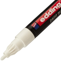 Маркер лаковый E-51 на водной основе, белый, 1-2 мм