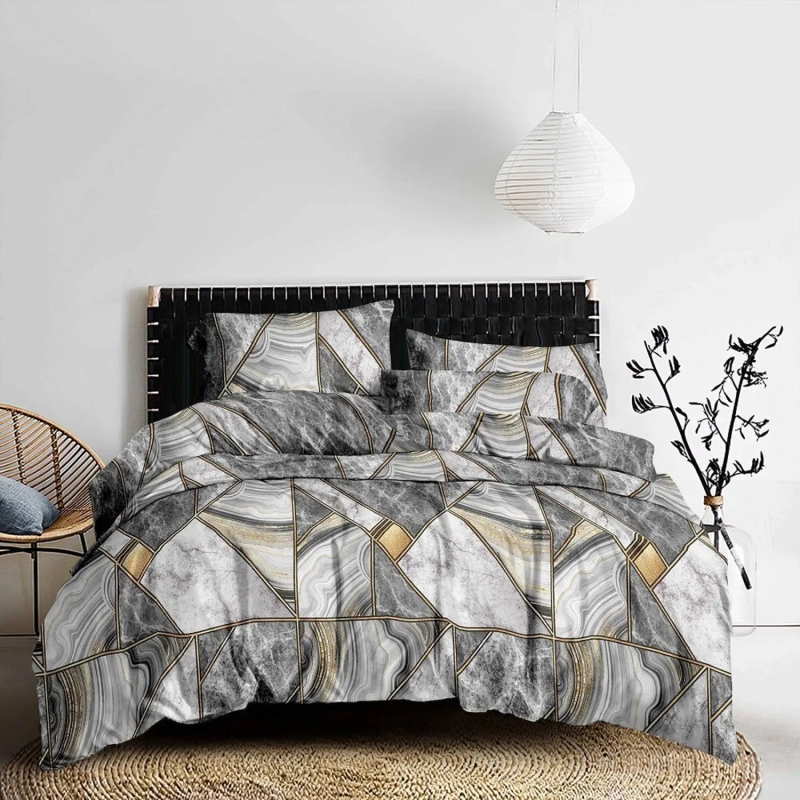 Постельное белье 1,5сп полисатин 80г/м2 (нав.50х70 1 шт.), ассорти