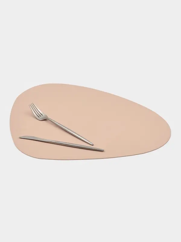 Салфетка сервировочная на стол Доляна &laquo;Тэм&raquo;, 45&times;35 см, персиковая