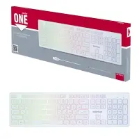 Клавиатура проводная с подсветкой Smartbuy ONE 305 USB белая (SBK-305U-W)/20