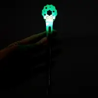 Ручка-прикол &laquo;Новый год&raquo;, световая, синий стержень, шариковая, МИКС