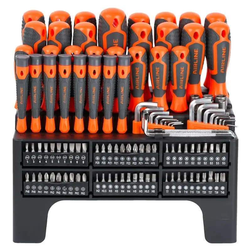 Набор отвёрток, бит и головок 116пр. в подставке (SL, PH, PZ, HEX, TORX, SQUARE)