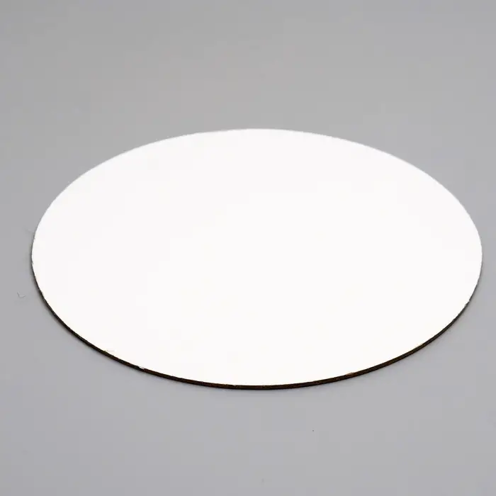 Подложка для торта усиленная 24 см, черно - белая, 3.2 мм